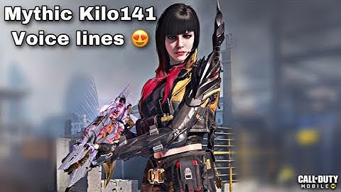 Kilo Mythic Lobby Voice Lines | Mythic Kilo Received New Voice Lines Call Of Duty Mobile !