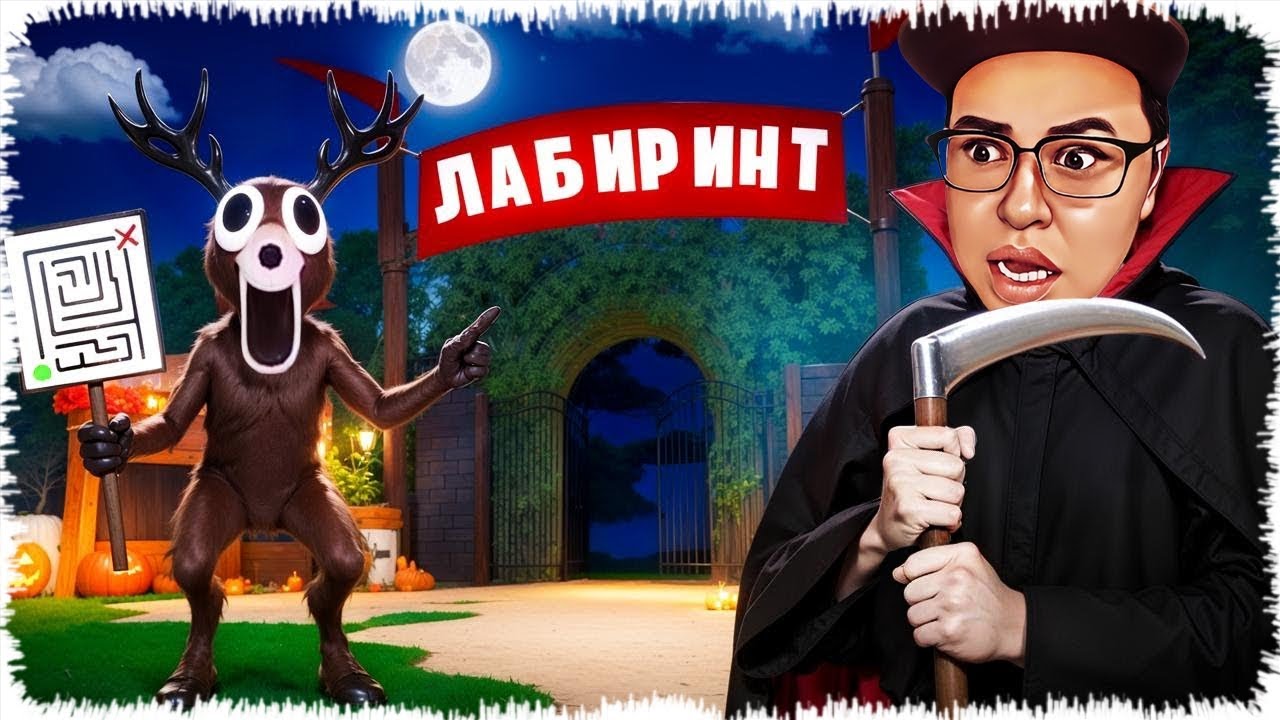 99-күн орманда Лабиринтке ешқашан кірме | Бұғы мені алдады!