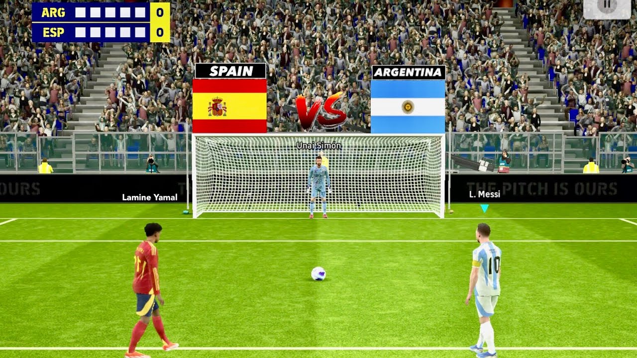 Spain vs Argentina Penalty Shootout | ARG vs ESP | eFootball