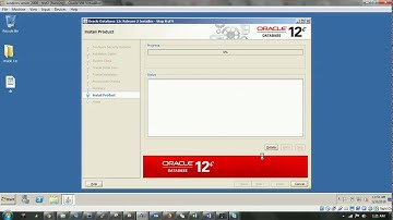 Oracle 12c installation