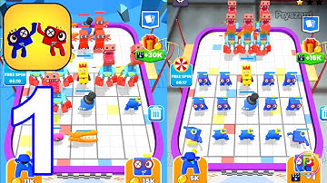 Merge Number Cube: Monster Run - Gameplay Walkthrough Part 1 Merge Numberblocks & Alphabet Lore
