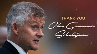 Thank You Ole Gunnar Solskjaer - My Tribute