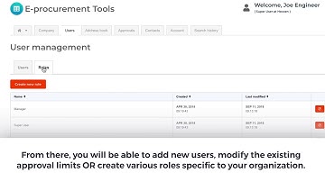 Sourcengine E-Procurement Tools