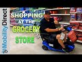 🍇Grocery Shopping Experience - Revo 2.0 Mobility Scooter by Pride Mobility