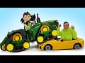 Бен 10 в видео машинки – Крутой трактор для Бен Тен! Видео игры Супергерои в Мастерской Фёдора