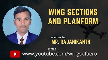 Wing sections and Planform | NASA Open VSP | Part - 12 | Mr. Rajanikanth