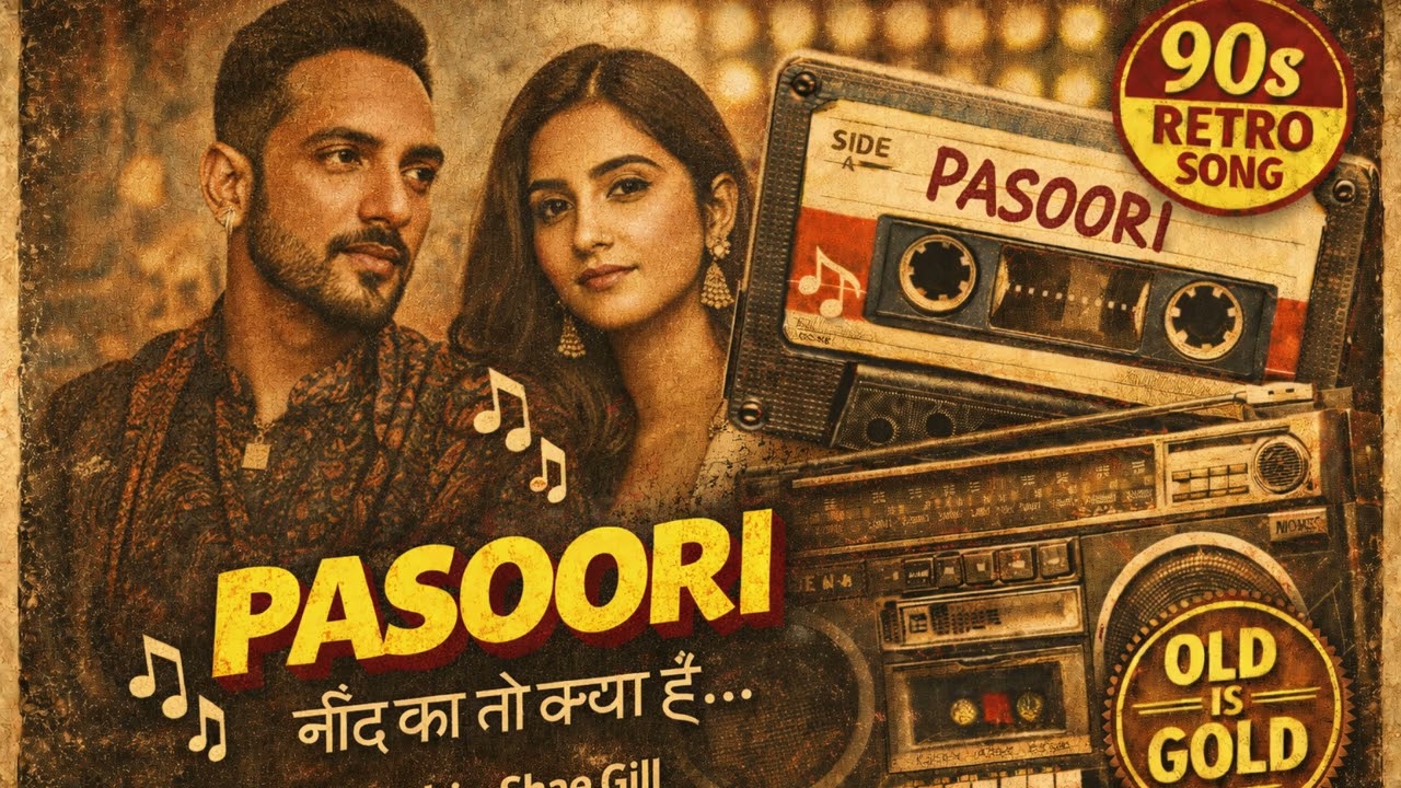 PASOORI ❤️‍🔥 | 90s Retro Style | Nostalgic Love Song | Old Is Gold Vibes