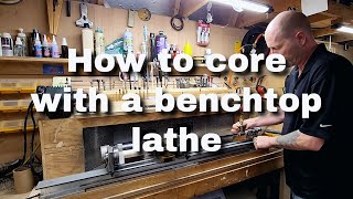 How to core pool cue handle and forearm using a benchtop lathe