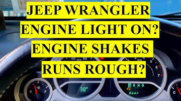 Jeep Wrangler Check Engine Light Came on? Runs Rough and Shakes? - Diagnose Fuel Injector Problem