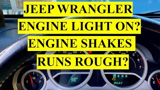 Jeep Wrangler Check Engine Light Came on? Runs Rough and Shakes? - Diagnose  Fuel Injector Problem - YouTube