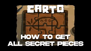 HOW TO GET ALL SECRET PIECES | CARTO | Gameplay Walkthrough | No Commentary