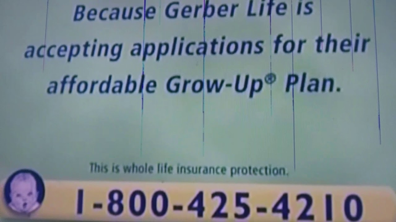 Gerber Life Grow-Up Plan Commercial (2009) 