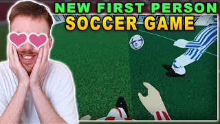 I Love This NEW First Person SOCCER GAME in Roblox! | Virtual Football