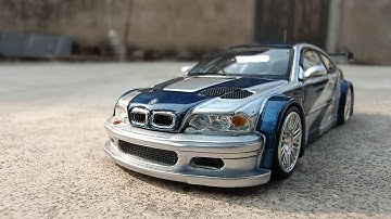 📦 Unboxing NFS Most Wanted BMW M3 GTR E46 | MJ Model Diecast Car | Detailed Review & First Look 