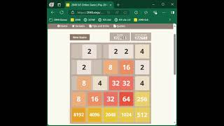 2048 5x5: 16384 tile!!!