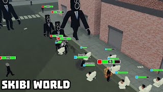 Roblox: Skibidi Toilets VS Cameramen (Real battles) █ Skibi World [🚨BUZZSAW+] █