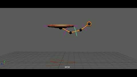 Pendulum animation using Maya