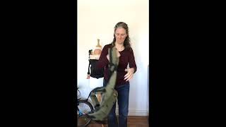 How to fold your TulaBaby/ErgoBaby style buckled baby carrier.