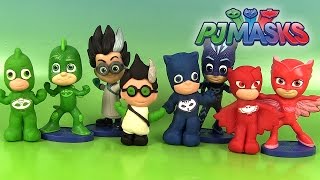 Pyjamasques Pâte à Modeler Softee Dough Gluglu Yoyo Bibou Roméo