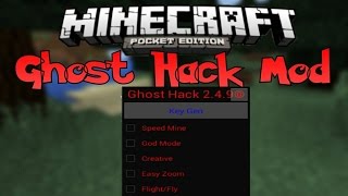 MCPE Ghost Hack Mod