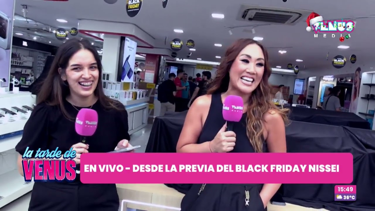 En vivo desde la previa del Black Friday Nissei