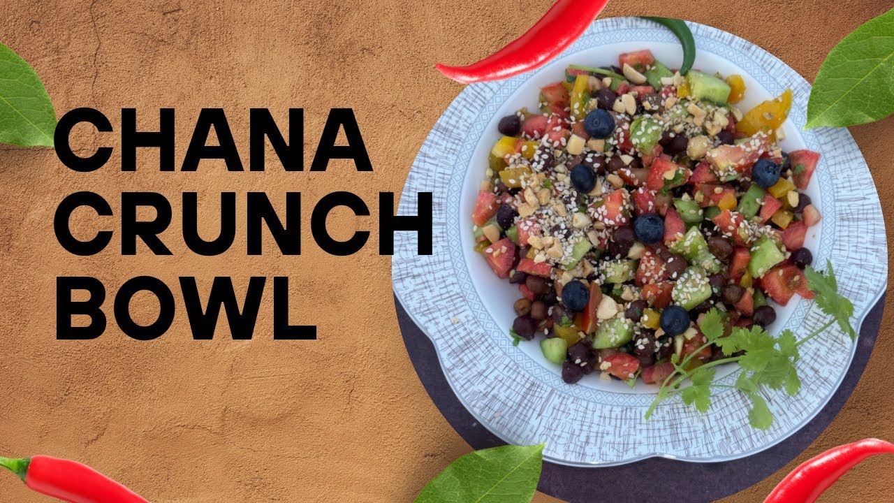 High-Protein Chana Crunch Bowl | Healthy & Filling