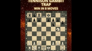 Perfect Tennison Gambit | Chess Openings | Chess Tricks | Chess Game | Learn Chess