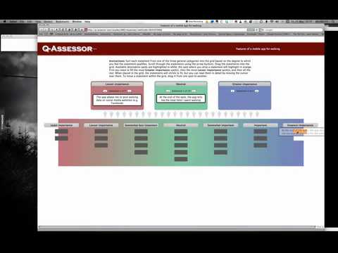 q sort demo - YouTube