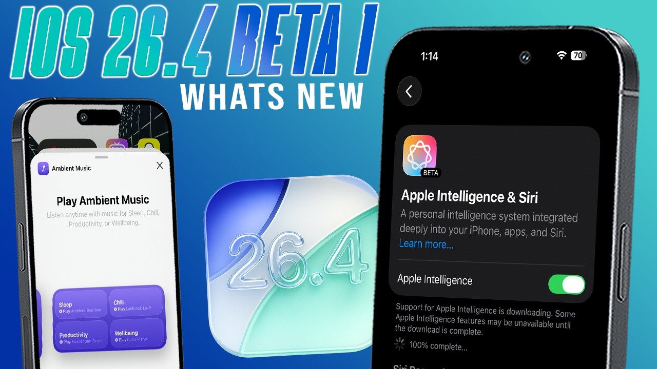 iOS 26.4 Beta 1 is OUT with NEW FEATURES - YouTube