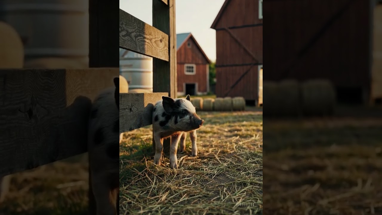 This Piglet Has Seen Things… 🐽👀