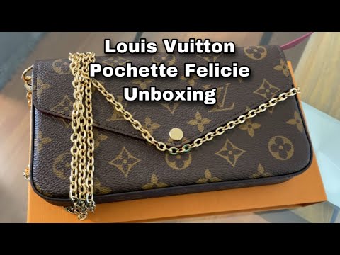 Louis Vuitton Chain Shoulder Bag Pochette Felicie Crafty Monogram