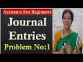 7. Journal Entries - Problem Number : 1