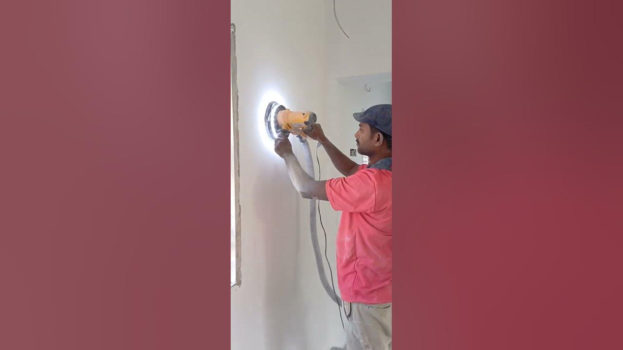 asian paints wall putty sanding machine YouTube