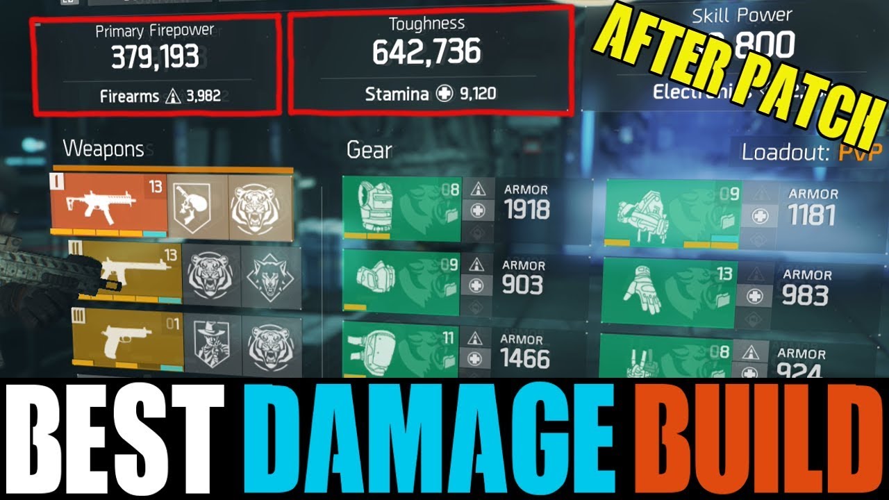 THE DIVISION - HOW TO MAKE THE PERFECT DAMAGE & DPS BUILD | THE ONLY ...