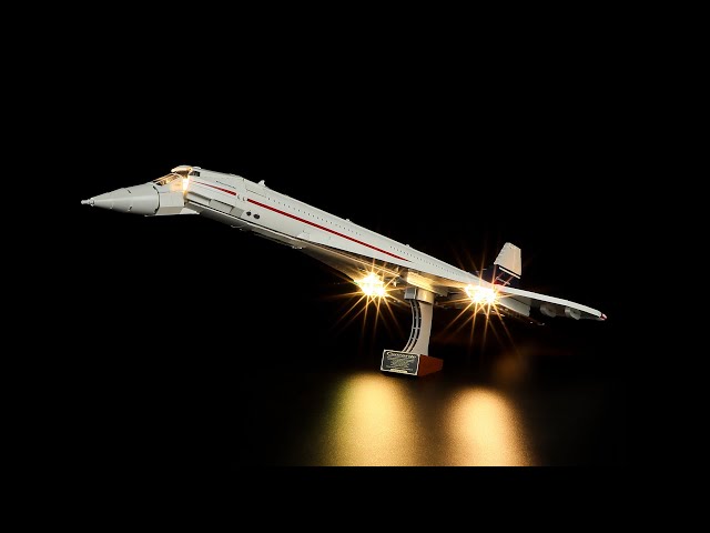 LED Light Kit for Lego 10318 Airbus Concorde Model Creative Lighting Set