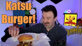 DSP Tries It Ep. 189 - Katsu Burger! GODZILLA Attack!, Pork Katsu, Nori Fries & Chicken Katsu Bites!