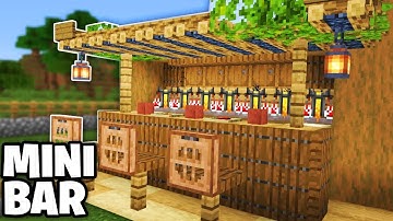 Minecraft Mini Bar Tutorial - How to Build a Mini Bar in Minecraft 1.21
