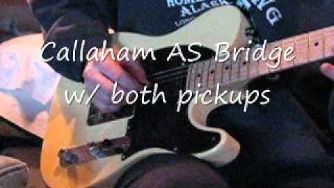 Callaham American Standard Bridge Comparison