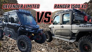 Battle Of The Titans: 2024 Canam Defender Limited Vs 2024 Polaris Ranger 1500 Xd Northstar!