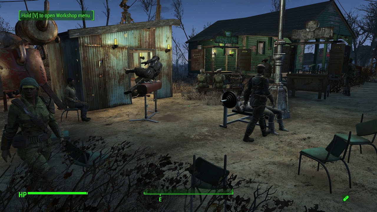 Fallout 4 adds weight bench and pommel horse YouTube