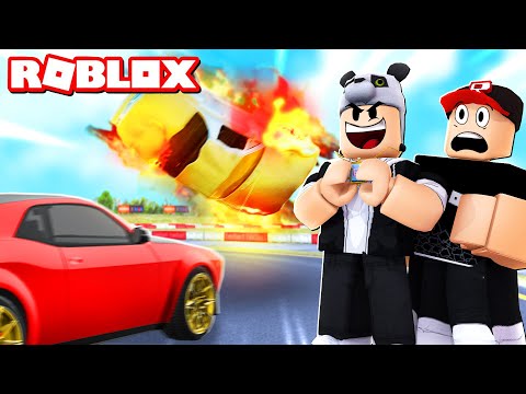 Araba Yarışı Kaza Oyunu!! - ROBLOX Backstretch Battles