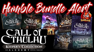Call of Cthulhu @alchemyrpg  : Humble Bundle Alert