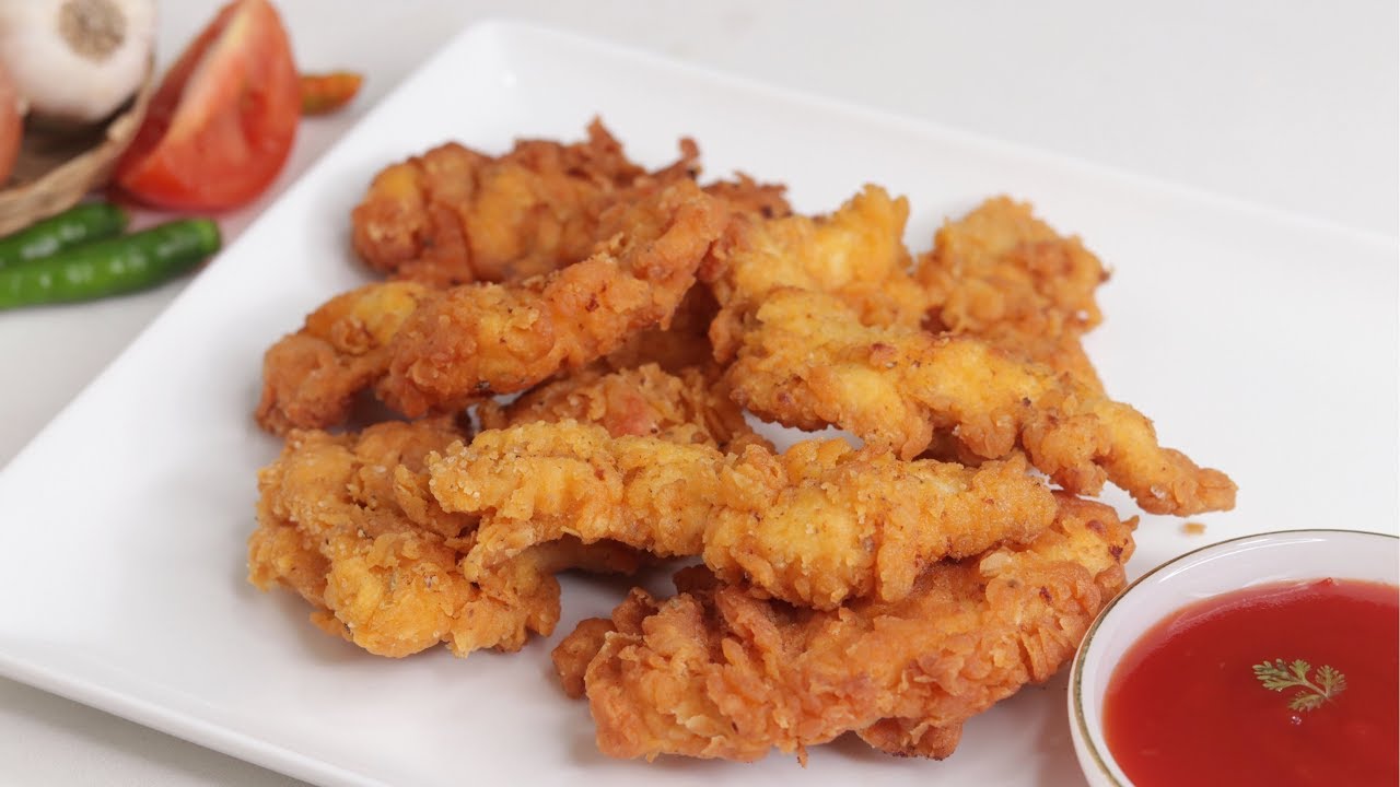 Crispy Chicken Strips ॥Chicken Fingers ॥ How To Make Chicken Strips