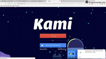 Opening a PDF in Schoology and Editing it in Kami