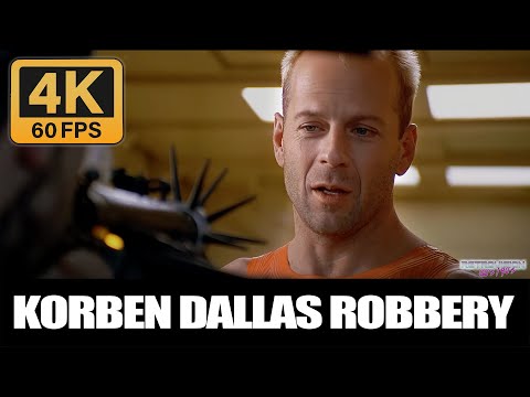 The Fifth Element Iconic Scene | Korben Dallas wake up and robbery 4k 60fps