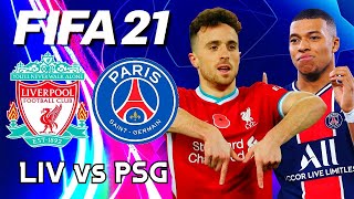 Liverpool v PSG Champions League Final FIFA 21