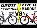 Giant Propel VS Trek Madone
