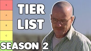 Breaking Bad Season 2 TIER LIST Retrospective \& Recap