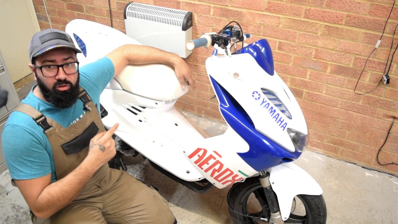 Part 1 - Yamaha YQ50 AEROX - Cylinder & piston replacement + upgrades - 