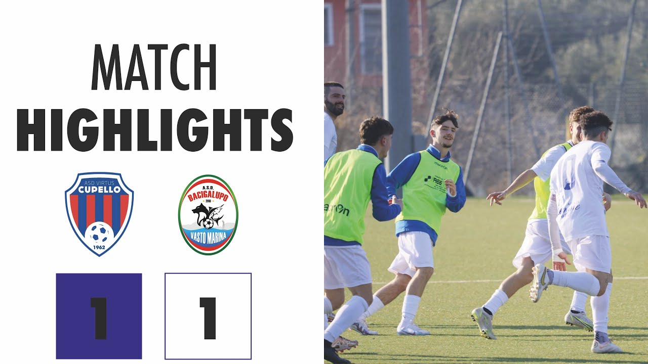 Promozione I Virtus Cupello - Bacigalupo Vasto Marina : 1-1 I Highlights